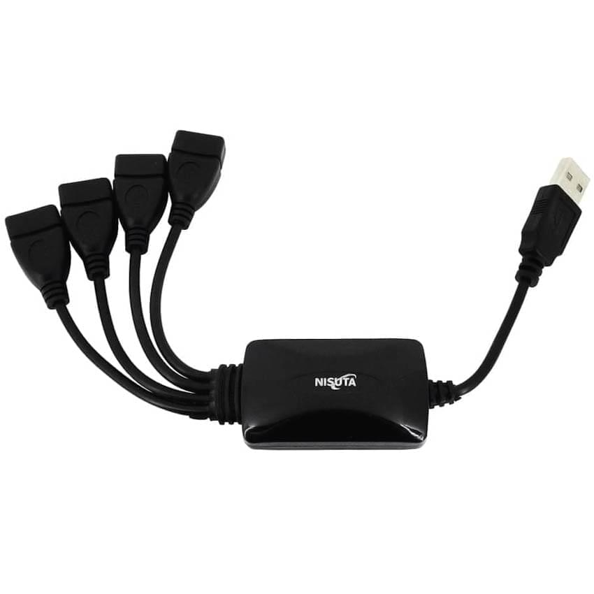 Hub Usb 2.0 4 Puertos Nisuta Ns-Uh0439